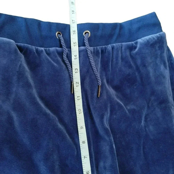 ENTREE LS AUTHENTIC size XXL BLUE Velvet  Sweatpants  Velour MEN'S - Picture 7 of 11